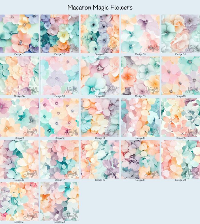 Macaron Magic Flowers – Bild 1