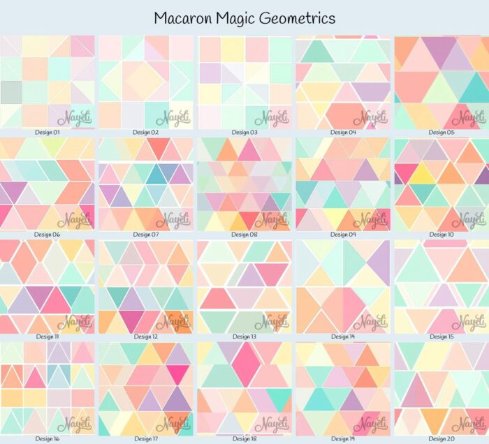 Macaron Magic Geometrics – Bild 1