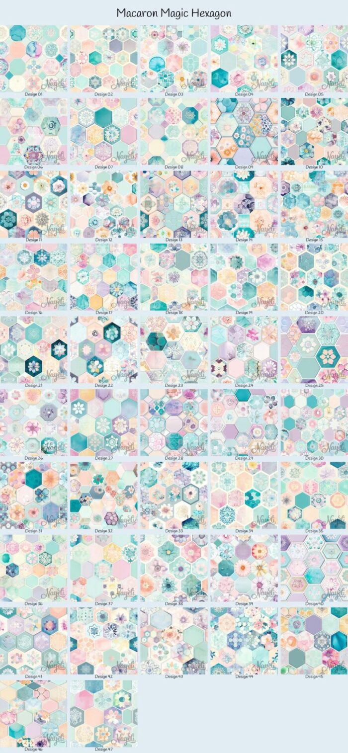 Macaron Magic Hexagon – Bild 1