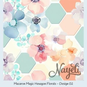 Macaron Magic Hexagon Florals – Bild 3