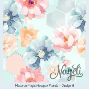 Macaron Magic Hexagon Florals – Bild 12