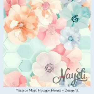 Macaron Magic Hexagon Florals – Bild 13