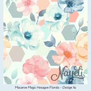 Macaron Magic Hexagon Florals – Bild 17