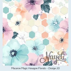 Macaron Magic Hexagon Florals – Bild 21
