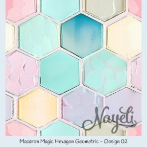 Macaron Magic Hexagon Geometric – Bild 3
