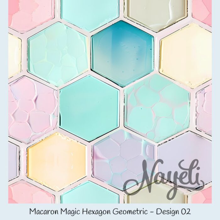 Macaron Magic Hexagon Geometric – Bild 3