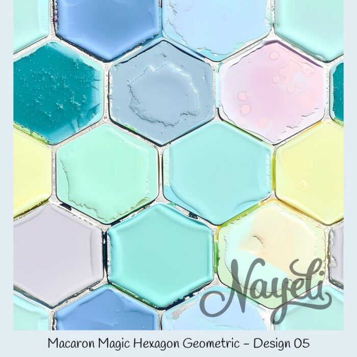 Macaron Magic Hexagon Geometric – Bild 6
