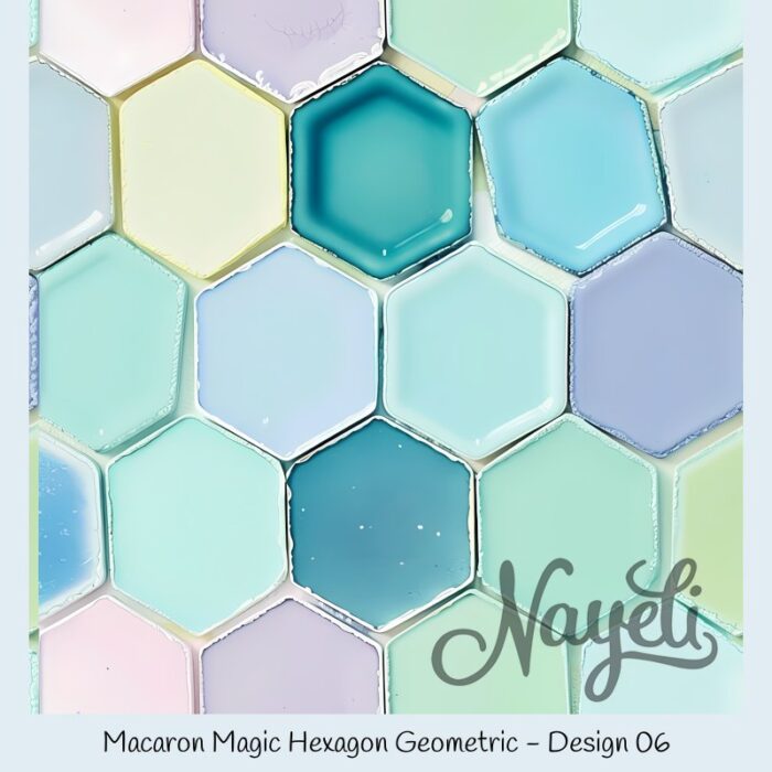 Macaron Magic Hexagon Geometric – Bild 7