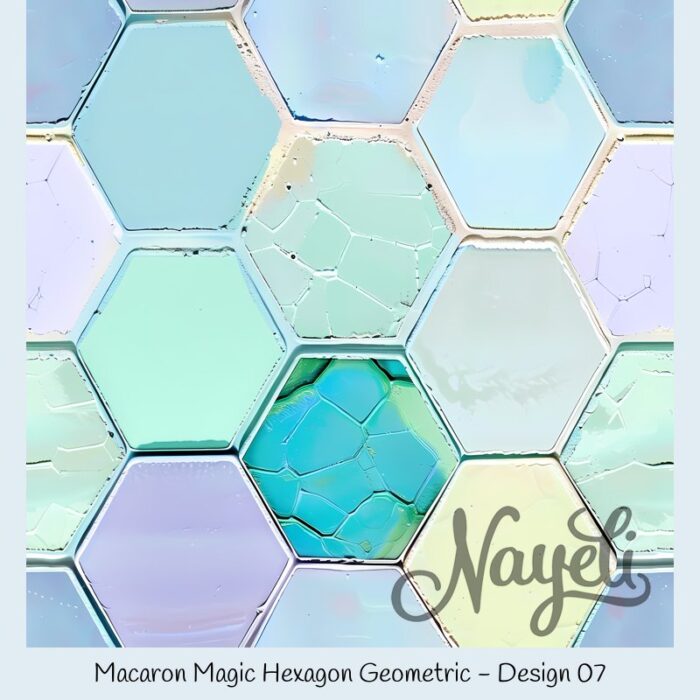 Macaron Magic Hexagon Geometric – Bild 8