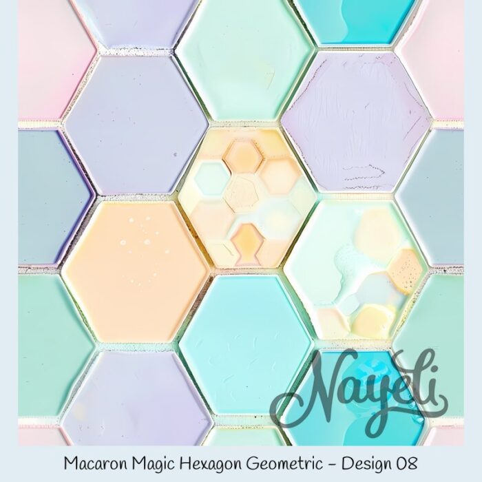 Macaron Magic Hexagon Geometric – Bild 9