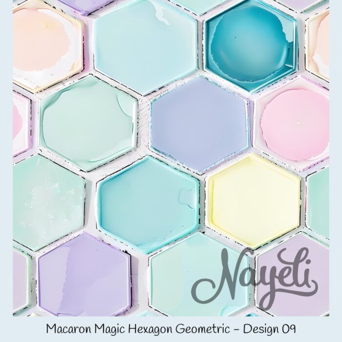 Macaron Magic Hexagon Geometric – Bild 10