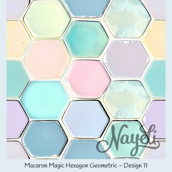 Macaron Magic Hexagon Geometric – Bild 12