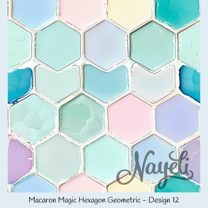 Macaron Magic Hexagon Geometric – Bild 13