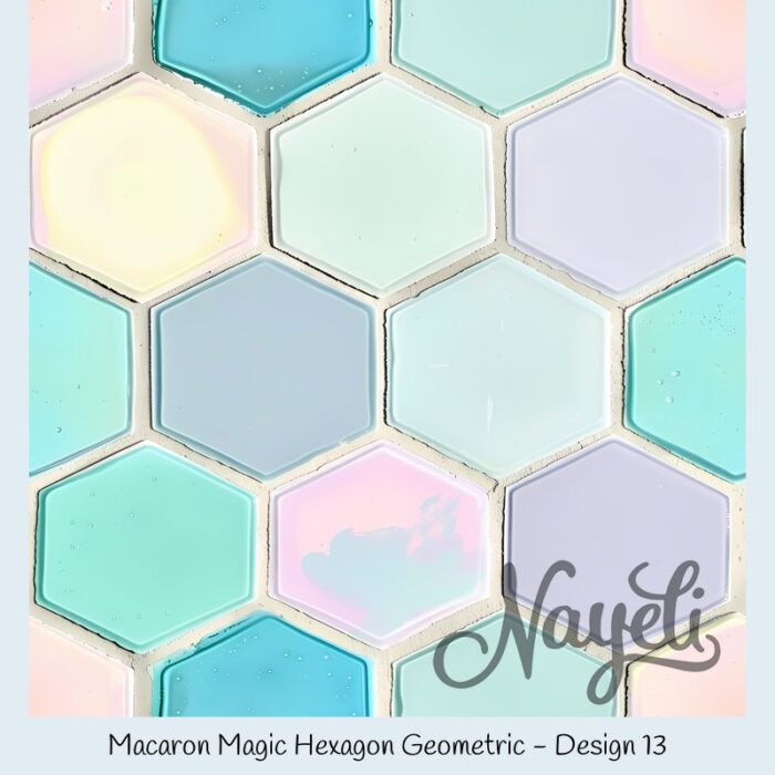 Macaron Magic Hexagon Geometric – Bild 14