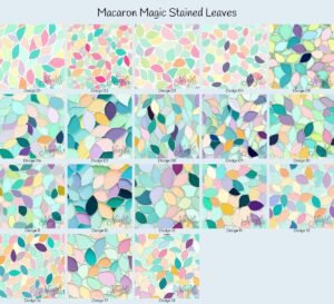 Macaron Magic Stained Leaves