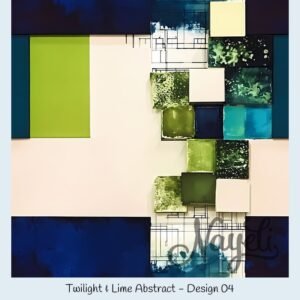 Twilight & Lime Abstract – Bild 5