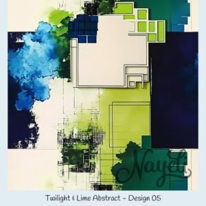 Twilight & Lime Abstract – Bild 6