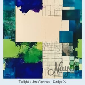 Twilight & Lime Abstract – Bild 7
