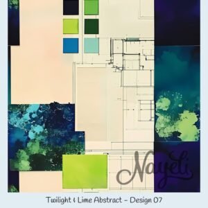 Twilight & Lime Abstract – Bild 8