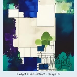 Twilight & Lime Abstract – Bild 9