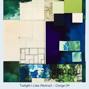 Twilight & Lime Abstract – Bild 10