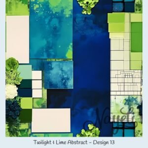 Twilight & Lime Abstract – Bild 14