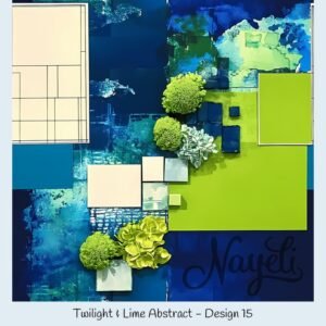 Twilight & Lime Abstract – Bild 16