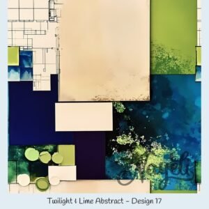 Twilight & Lime Abstract – Bild 18