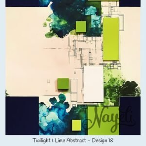 Twilight & Lime Abstract – Bild 19