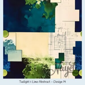 Twilight & Lime Abstract – Bild 20