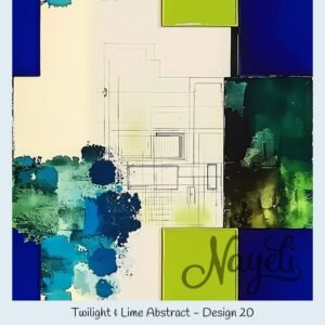 Twilight & Lime Abstract – Bild 21