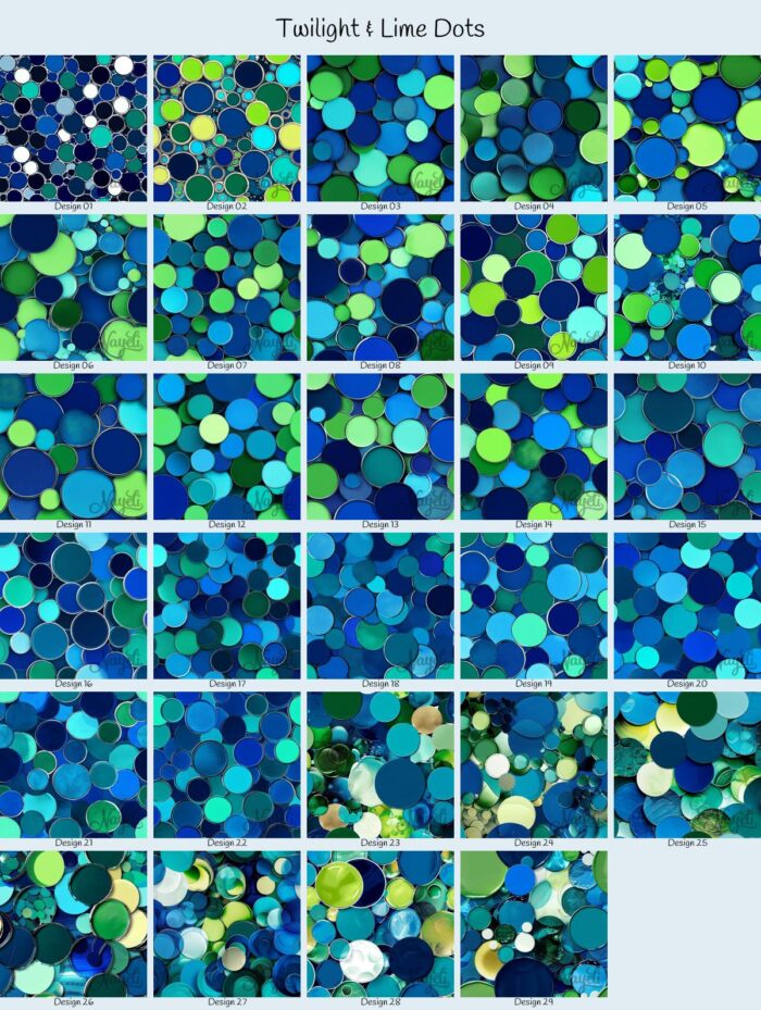 Twilight & Lime Dots – Bild 1
