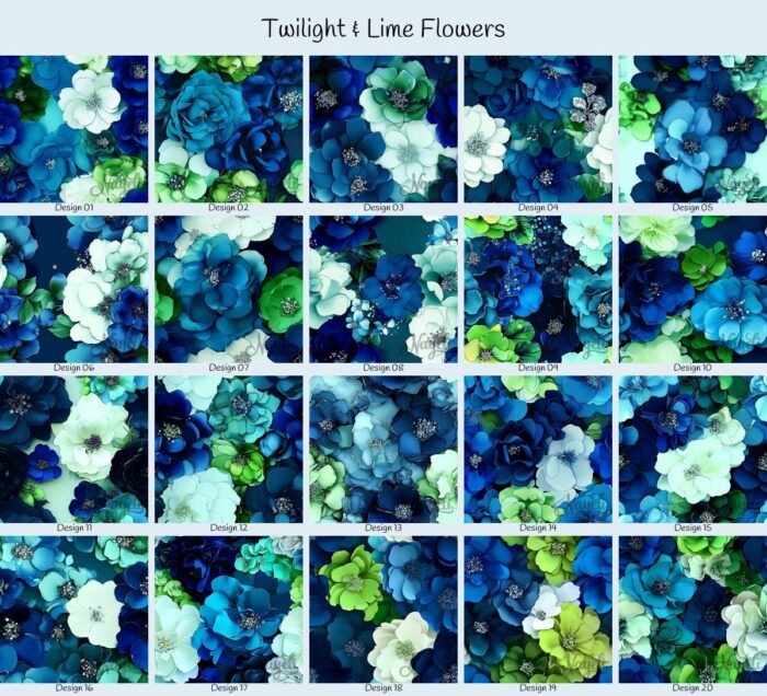 Twilight & Lime Flowers – Bild 1