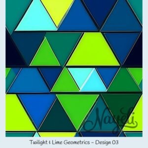 Twilight & Lime Geometrics – Bild 4