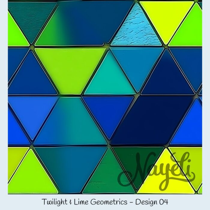 Twilight & Lime Geometrics – Bild 5