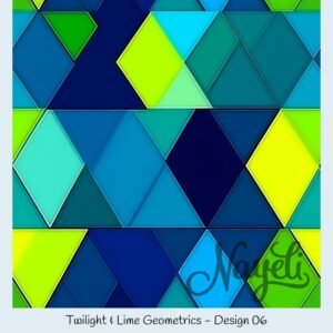 Twilight & Lime Geometrics – Bild 7