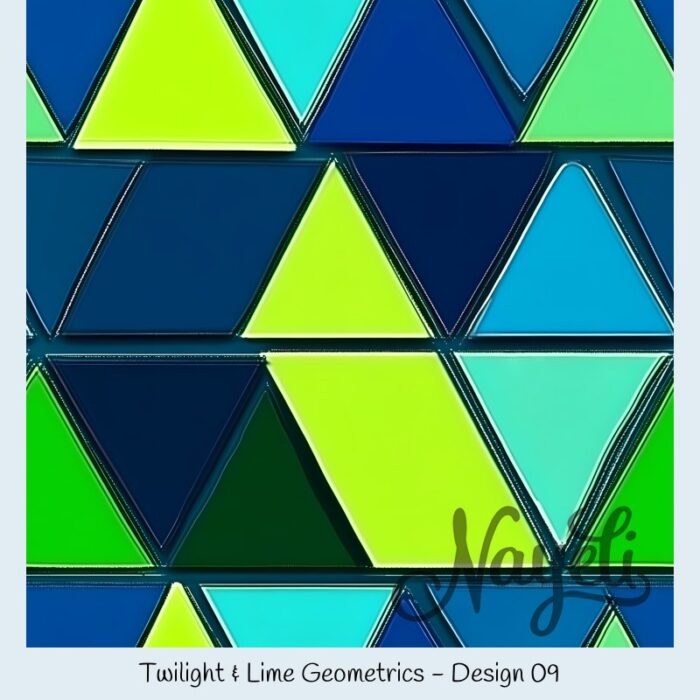 Twilight & Lime Geometrics – Bild 10