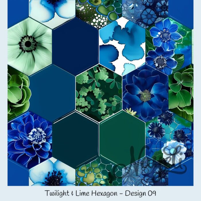 Twilight & Lime Hexagon – Bild 10