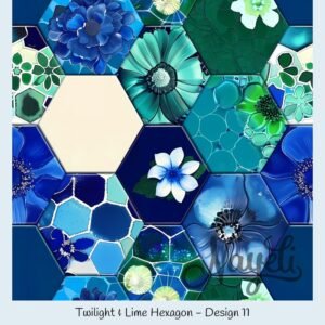 Twilight & Lime Hexagon – Bild 12