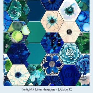 Twilight & Lime Hexagon – Bild 13