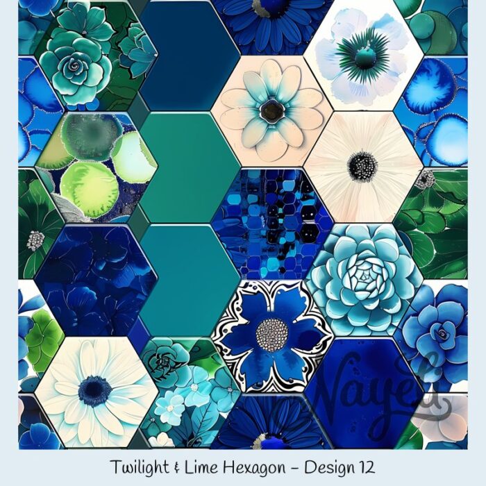 Twilight & Lime Hexagon – Bild 13