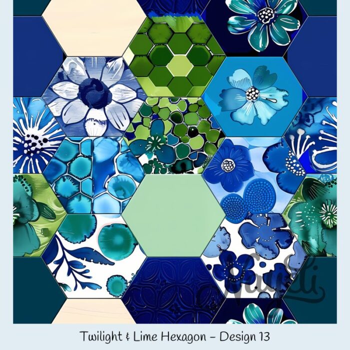 Twilight & Lime Hexagon – Bild 14