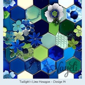 Twilight & Lime Hexagon – Bild 15