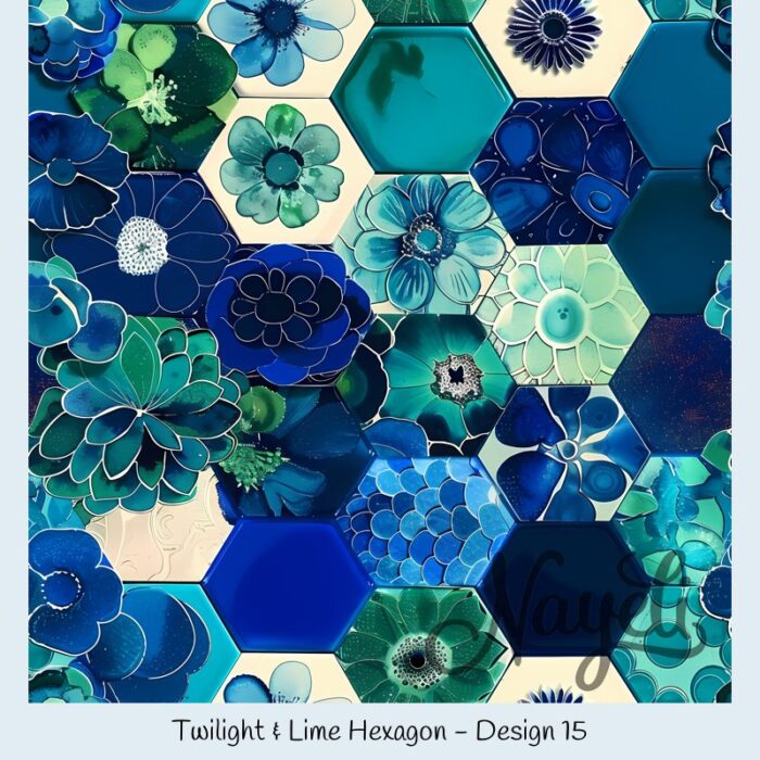 Twilight & Lime Hexagon – Bild 16