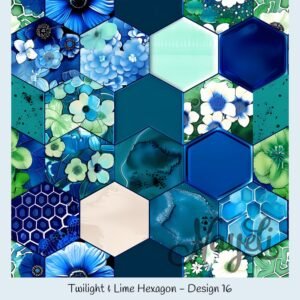 Twilight & Lime Hexagon – Bild 17