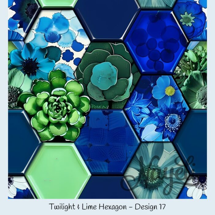 Twilight & Lime Hexagon – Bild 18