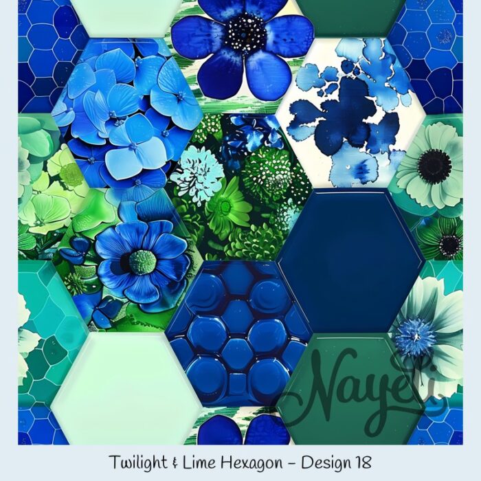 Twilight & Lime Hexagon – Bild 19