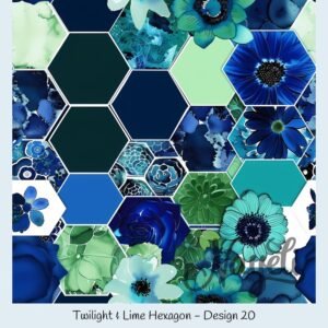 Twilight & Lime Hexagon – Bild 21