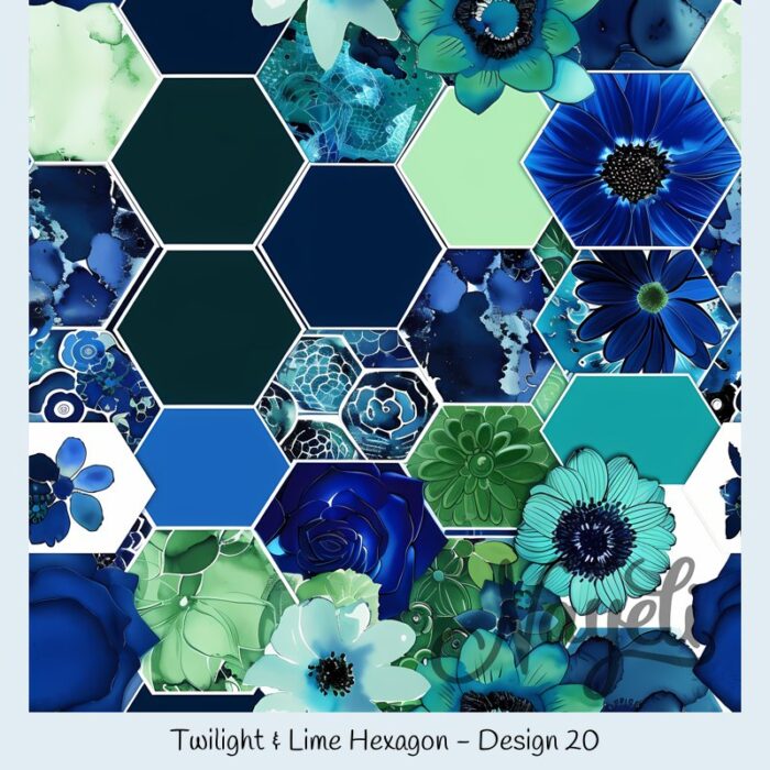 Twilight & Lime Hexagon – Bild 21