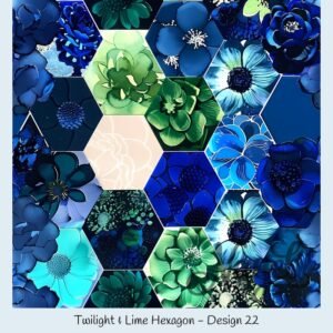 Twilight & Lime Hexagon – Bild 23